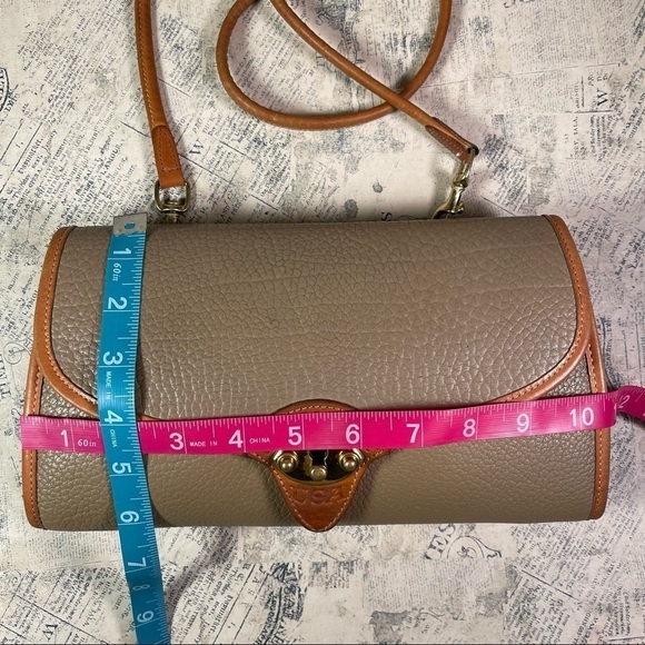 Dooney & Bourke All Weather Leather  Pochette  Model R77 Cavalry Collection - Picture 12 of 13